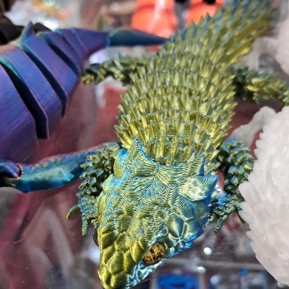 Colorful Reptile Figurine